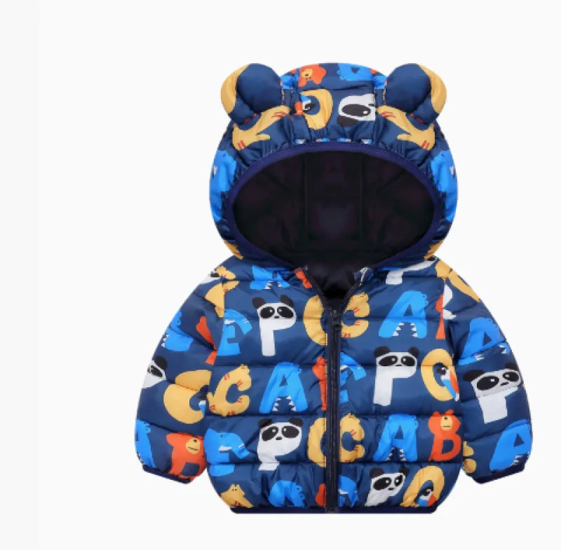 Mini Fashion™ - Forårsjakke med hætte i polyester Sale