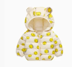 Mini Fashion™ - Forårsjakke med hætte i polyester Sale