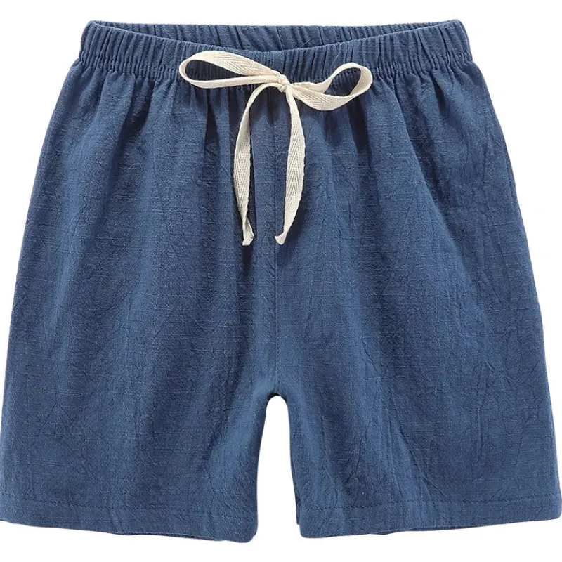 Mini Fashion™ - Hurtigtørrende materiale - Bomulds-linned shorts Sale