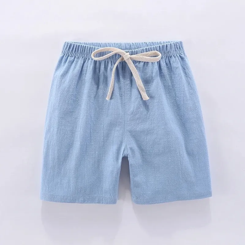 Mini Fashion™ - Hurtigtørrende materiale - Bomulds-linned shorts Sale