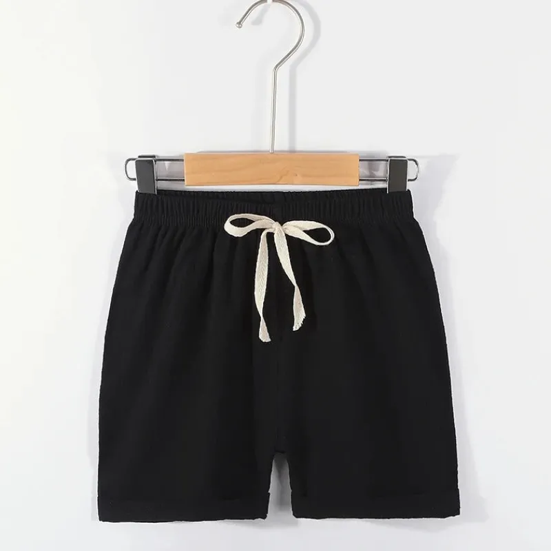 Mini Fashion™ - Hurtigtørrende materiale - Bomulds-linned shorts Sale