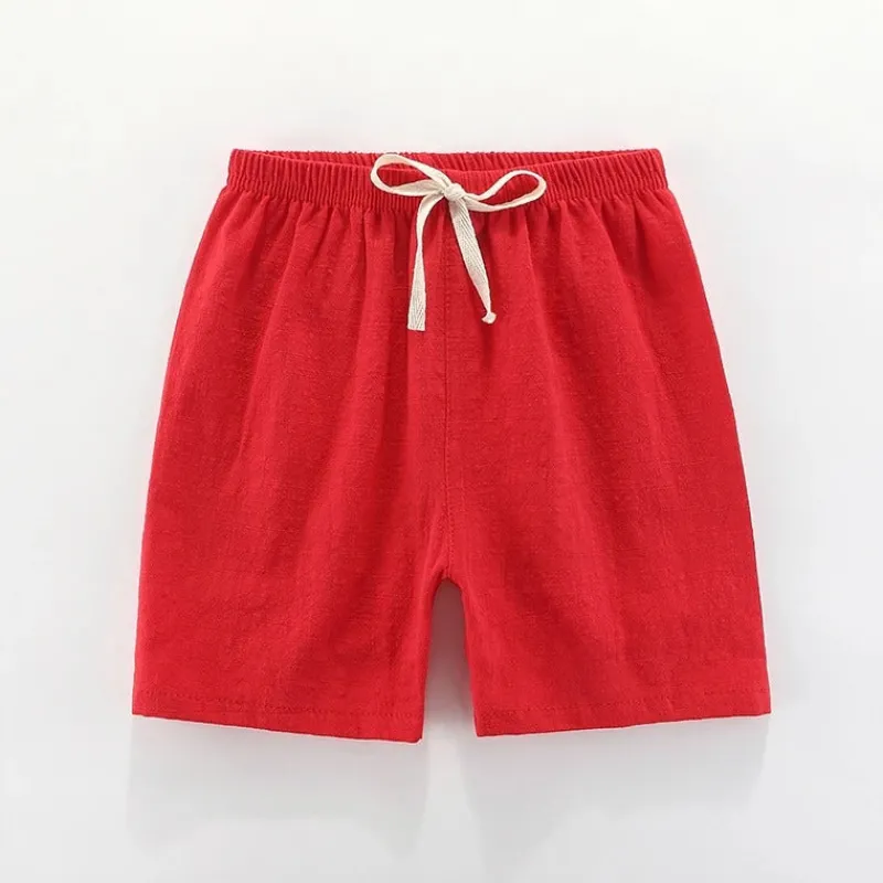 Mini Fashion™ - Hurtigtørrende materiale - Bomulds-linned shorts Sale