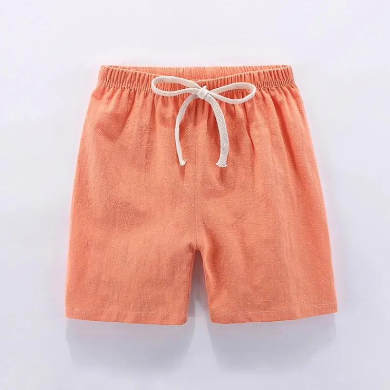Mini Fashion™ - Hurtigtørrende materiale - Bomulds-linned shorts Sale