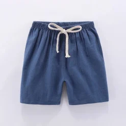 Mini Fashion™ - Hurtigtørrende materiale - Bomulds-linned shorts Sale