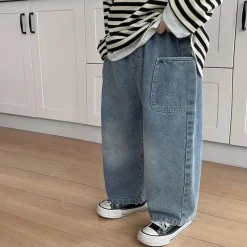 Mini Fashion™ - Jeans med lige ben - Afslappede jeans New