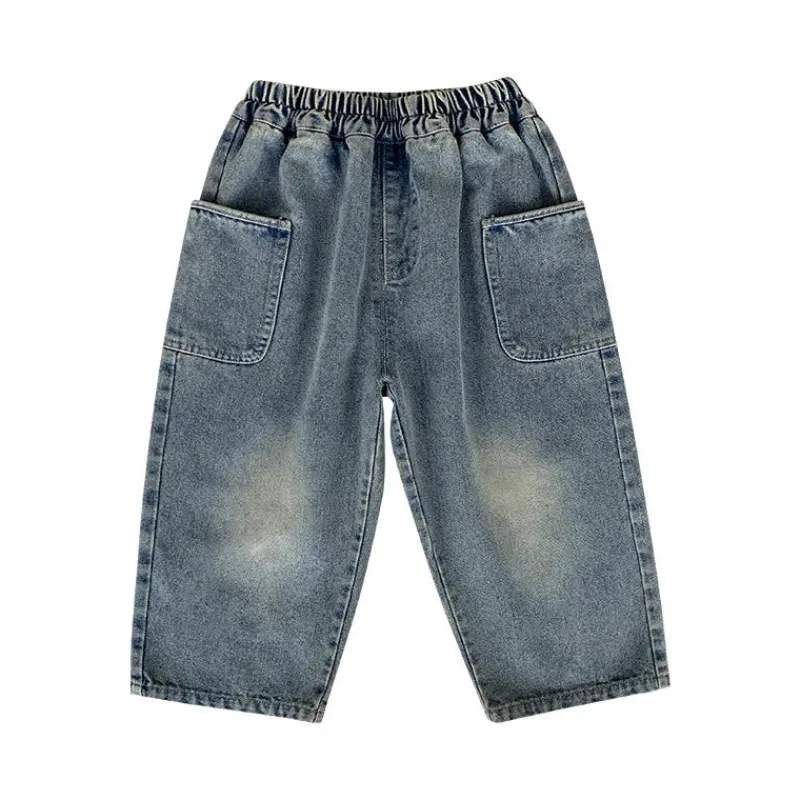 Mini Fashion™ - Jeans med lige ben - Afslappede jeans New