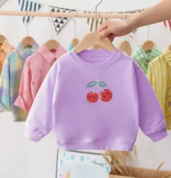 Mini Fashion™ - Kirsebær-sweatshirt Clearance