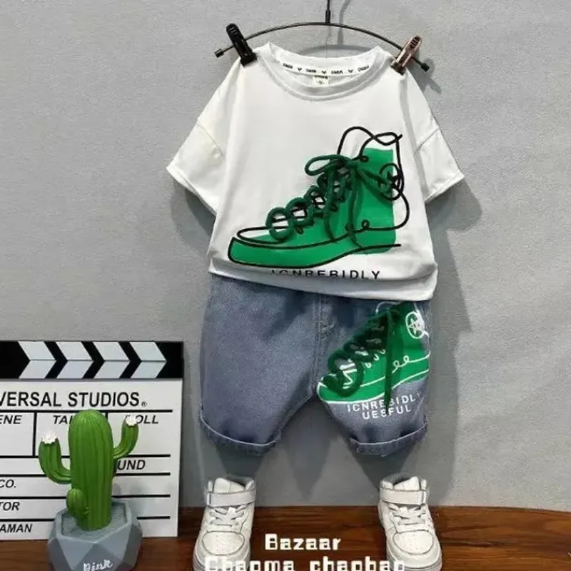 Mini Fashion™ - Klar Til Sommeren- Sommersæt til drenge Hot