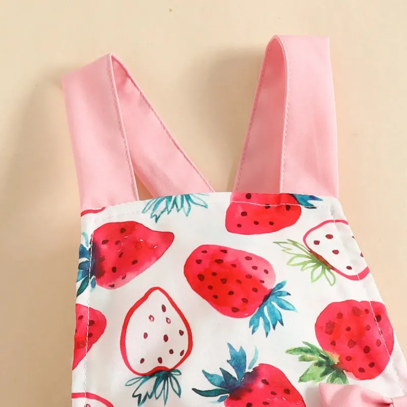 Mini Fashion™ - Ko eller Jordbær - Romper til Piger Online