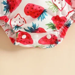 Mini Fashion™ - Ko eller Jordbær - Romper til Piger Online