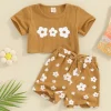 Mini Fashion™ - komfortabelt og stilfuldt - sommersæt til babypiger Fashion