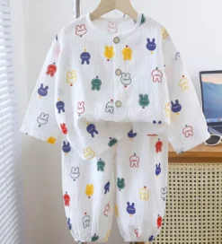 Mini Fashion™ - Luftigt Materiale - Tøjsæt i Hør Hot