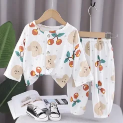 Mini Fashion™ - Luftigt Materiale - Tøjsæt i Hør Hot