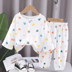 Mini Fashion™ - Luftigt Materiale - Tøjsæt i Hør Hot
