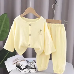 Mini Fashion™ - Luftigt Materiale - Tøjsæt i Hør Hot