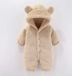 Mini Fashion™ - Med hætte - Fleecedragt Sale