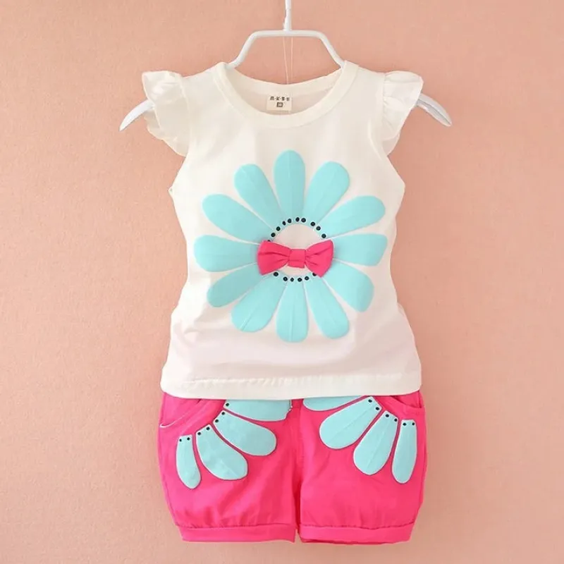Mini Fashion™ - Merry Adventures - Sommersæt i bomuld New