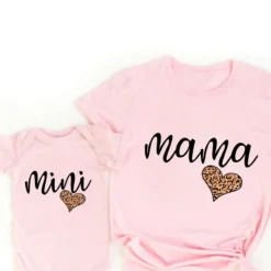 Mini Fashion™ - Mor og Datter - Matchende T-shirt og Bodystocking Online