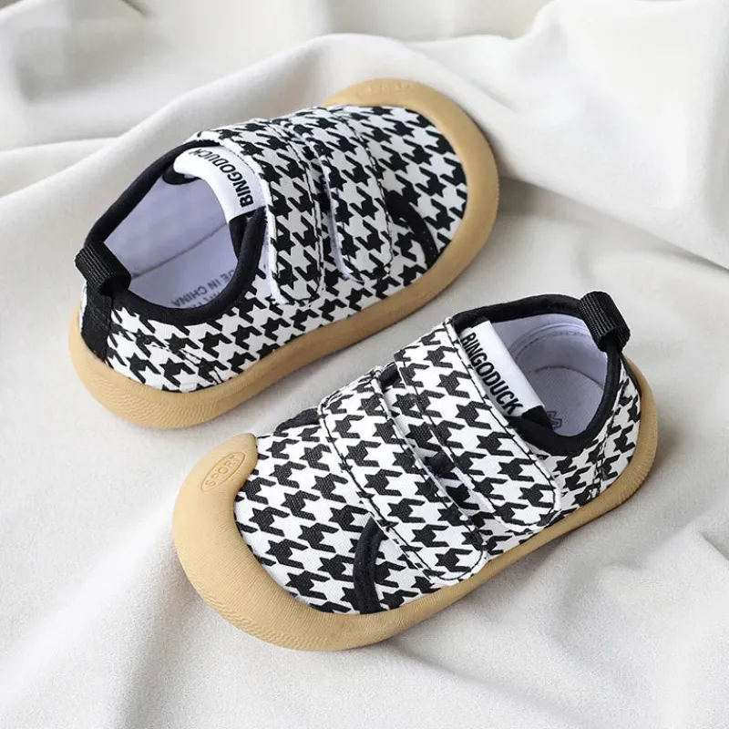 Mini Fashion™ - Åndbart materiale - Børnesko med print Online