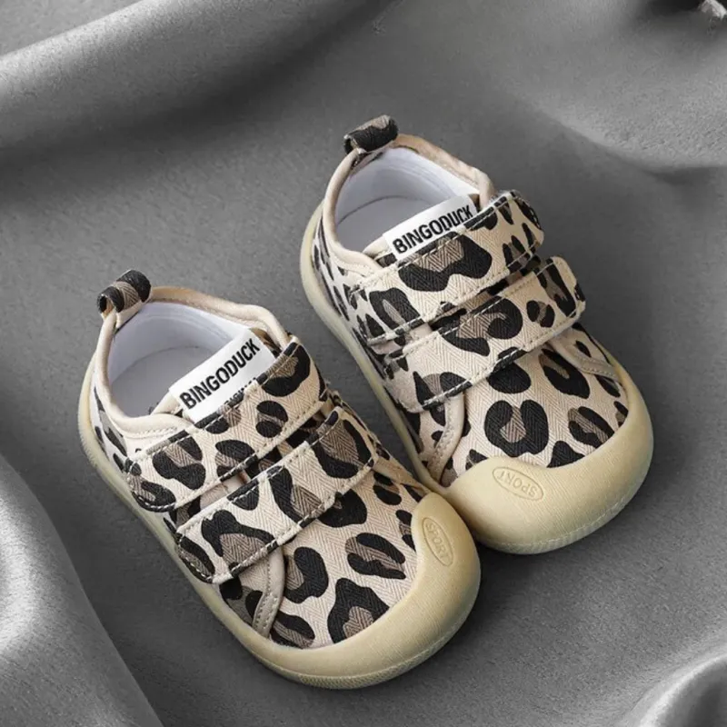 Mini Fashion™ - Åndbart materiale - Børnesko med print Online