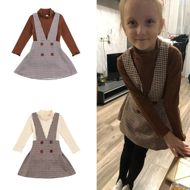 Mini Fashion™ - Sød og stilfuld - Kjolesæt i to dele Clearance
