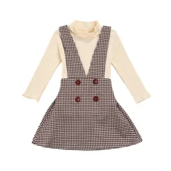Mini Fashion™ - Sød og stilfuld - Kjolesæt i to dele Clearance