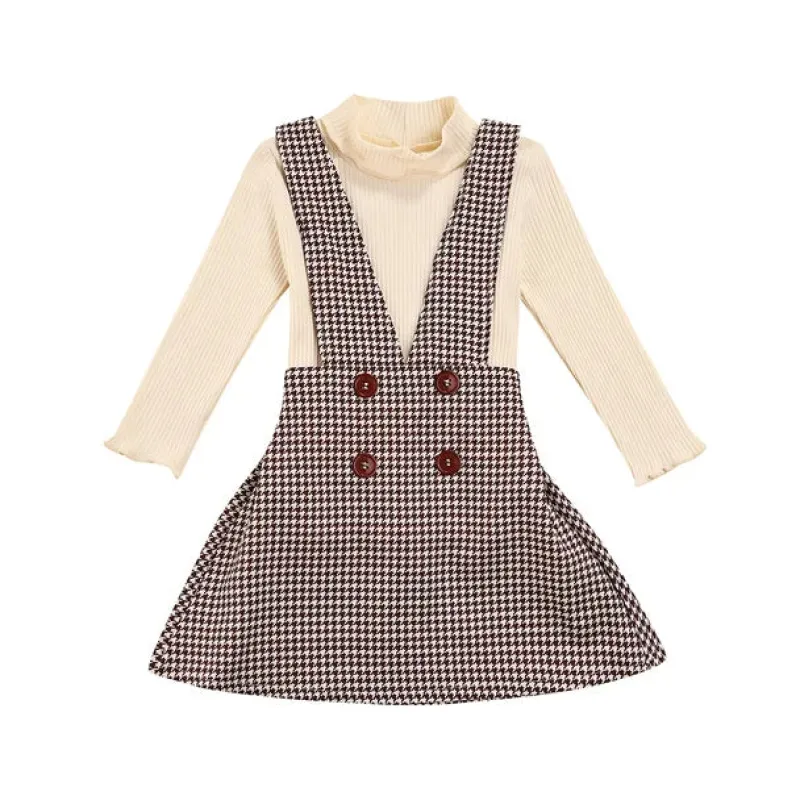 Mini Fashion™ - Sød og stilfuld - Kjolesæt i to dele Clearance