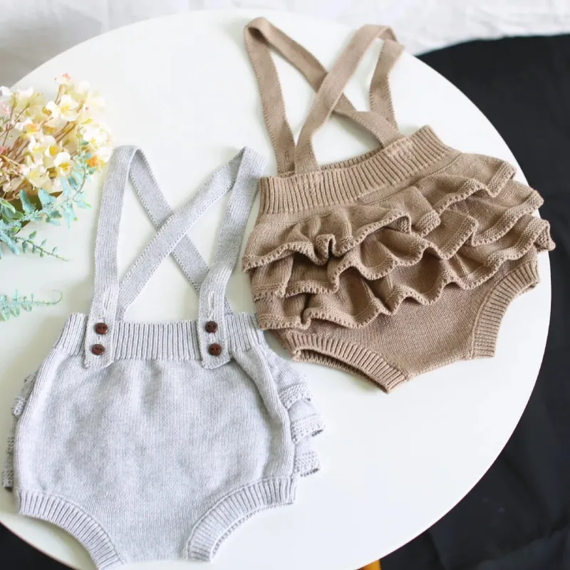 Mini Fashion™ - Sød strikket baby-omper Online