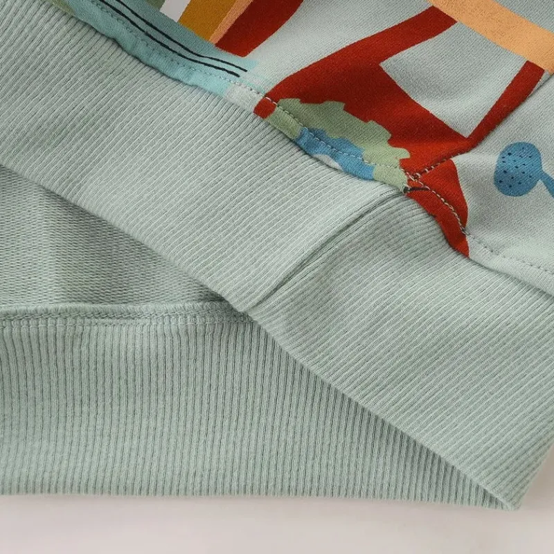 Mini Fashion™ - Søde prints - Sweatshirt Blå-Dyreprint Clearance