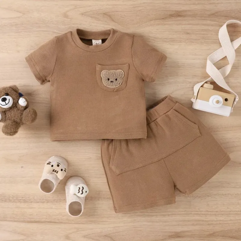 Mini Fashion™ - Sødt Bjørnedesign - Sommersæt Online