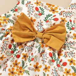 Mini Fashion™ - sødt design - 3-delt sommersæt til piger Gul Outlet