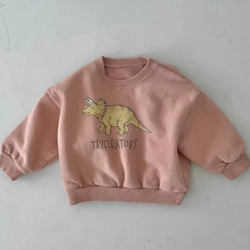 Mini Fashion™ - Sødt dinosaurprint - Dino-sweatshirt Sale