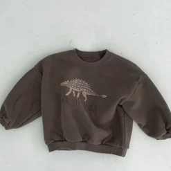 Mini Fashion™ - Sødt dinosaurprint - Dino-sweatshirt Sale