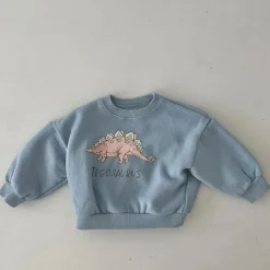 Mini Fashion™ - Sødt dinosaurprint - Dino-sweatshirt Sale