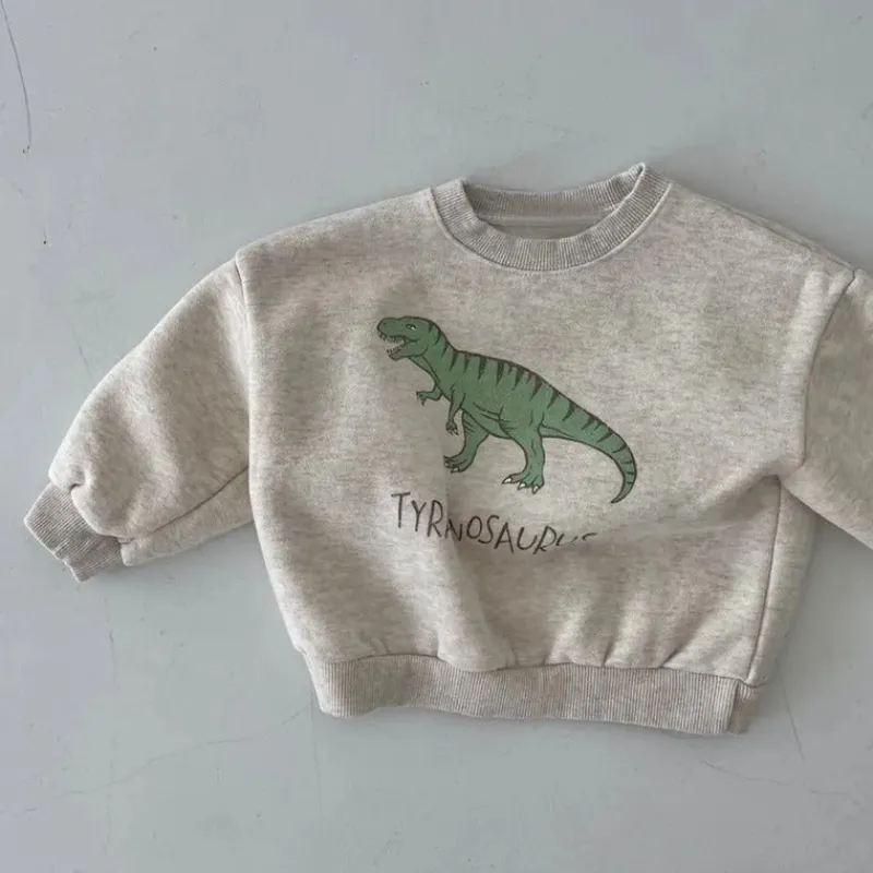 Mini Fashion™ - Sødt dinosaurprint - Dino-sweatshirt Sale