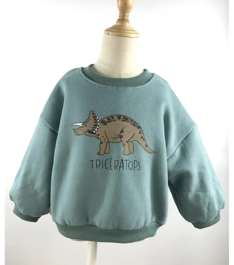 Mini Fashion™ - Sødt dinosaurprint - Dino-sweatshirt Sale