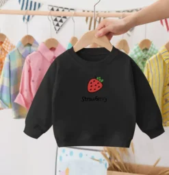Mini Fashion™ - Sødt jordbærdesign - Sweatshirt Clearance