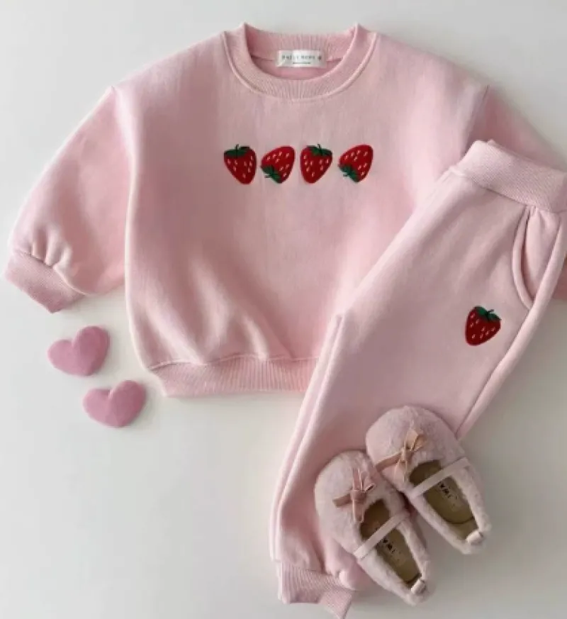 Mini Fashion™ - Sødt jordbærdesign - Sweatshirt Clearance