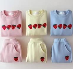 Mini Fashion™ - Sødt jordbærdesign - Sweatshirt Clearance