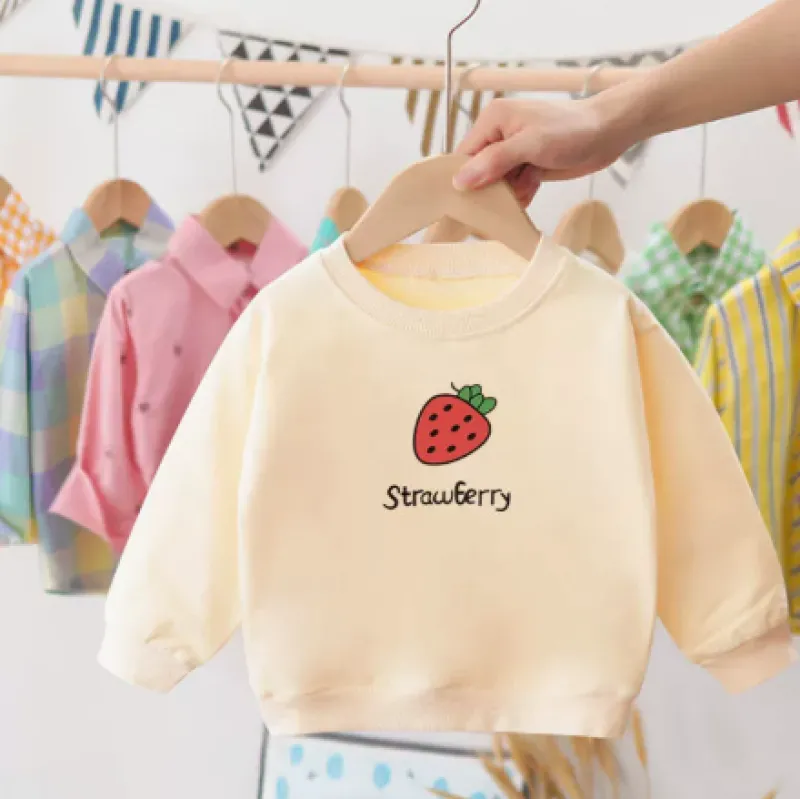 Mini Fashion™ - Sødt jordbærdesign - Sweatshirt Clearance