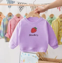 Mini Fashion™ - Sødt jordbærdesign - Sweatshirt Clearance