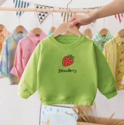 Mini Fashion™ - Sødt jordbærdesign - Sweatshirt Clearance
