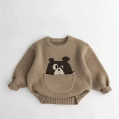 Mini Fashion™ - Sødt print med lomme - Dyresweater Sale