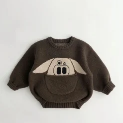 Mini Fashion™ - Sødt print med lomme - Dyresweater Sale