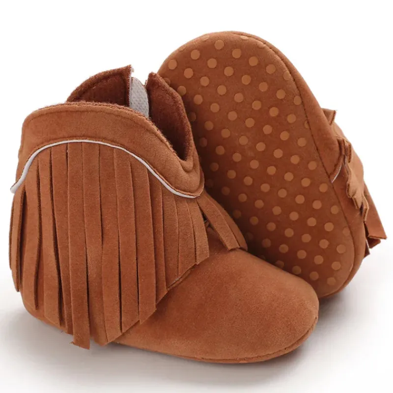 Mini Fashion™ - Sejt Look - Cowboystøvler til piger Outlet