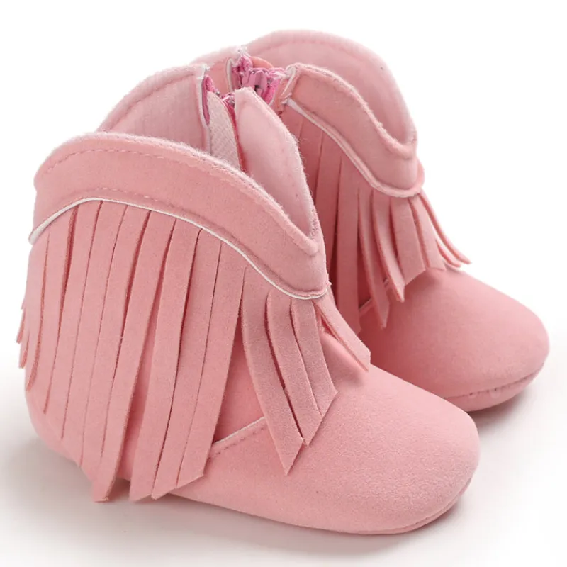 Mini Fashion™ - Sejt Look - Cowboystøvler til piger Outlet