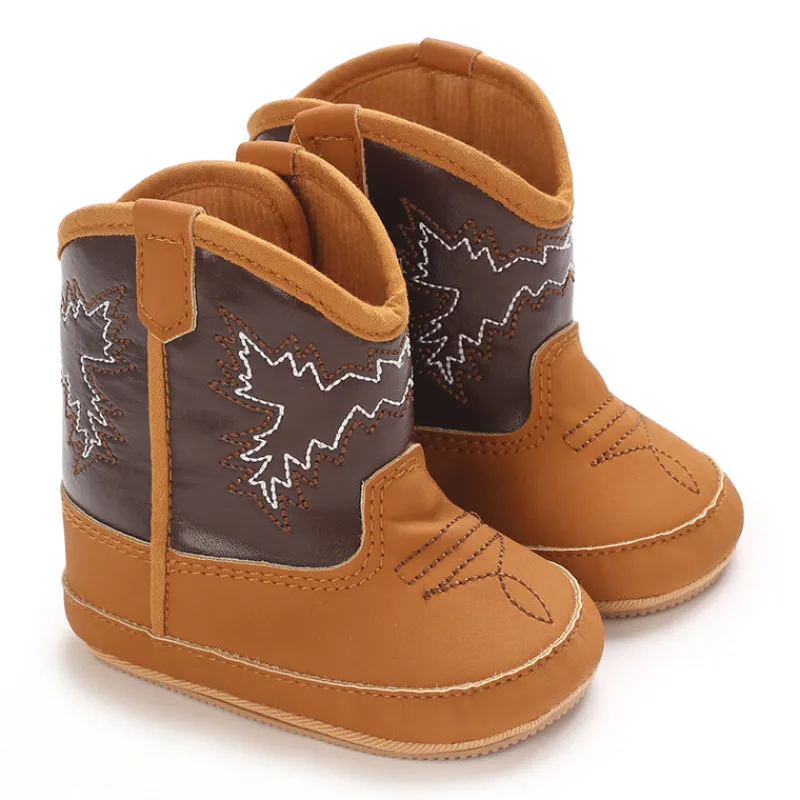 Mini Fashion™ - Sejt Look - Cowboystøvler til piger Outlet