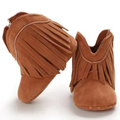 Mini Fashion™ - Sejt Look - Cowboystøvler til piger Outlet