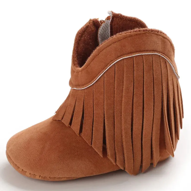 Mini Fashion™ - Sejt Look - Cowboystøvler til piger Outlet