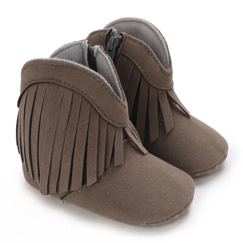 Mini Fashion™ - Sejt Look - Cowboystøvler til piger Outlet